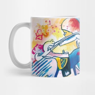 Irish Music Art of Trad Musicians in Ireland Mug